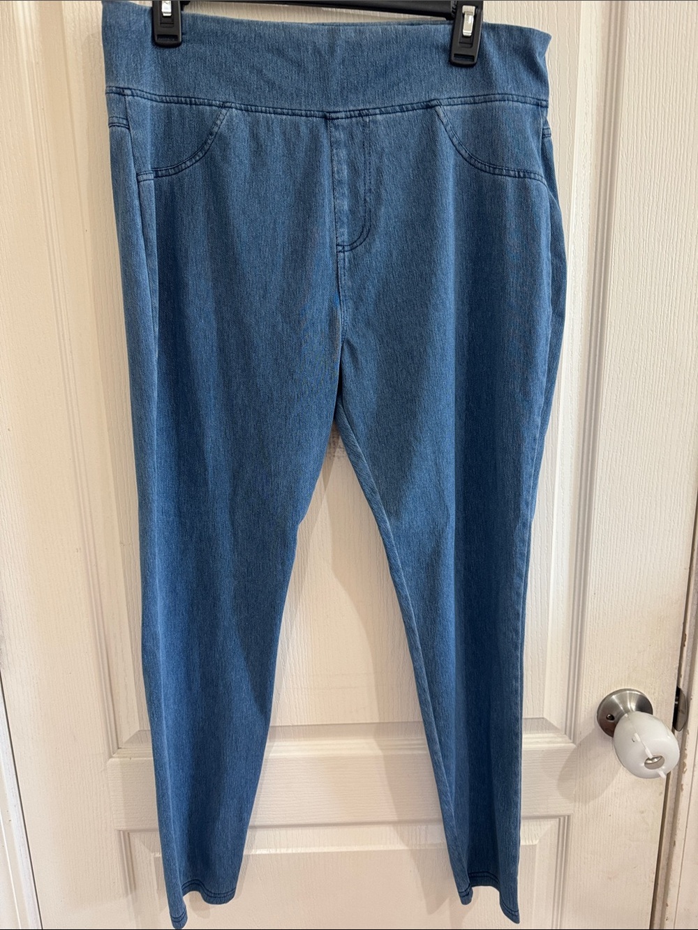 a new day Medium Blue Pull-On Stretch Leggings